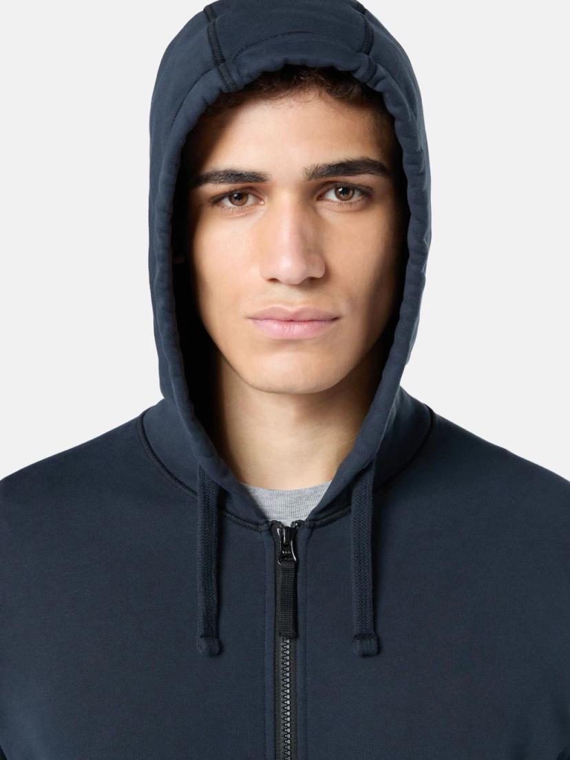 Stone Island Zip Hoodie Navy