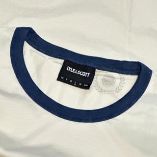 Lyle Scoot Ringer Cream Navy