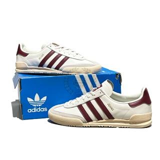 Adidas Jeans White Red Burgundy