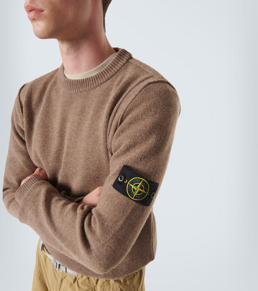 Crewneck Stone Island Brown 