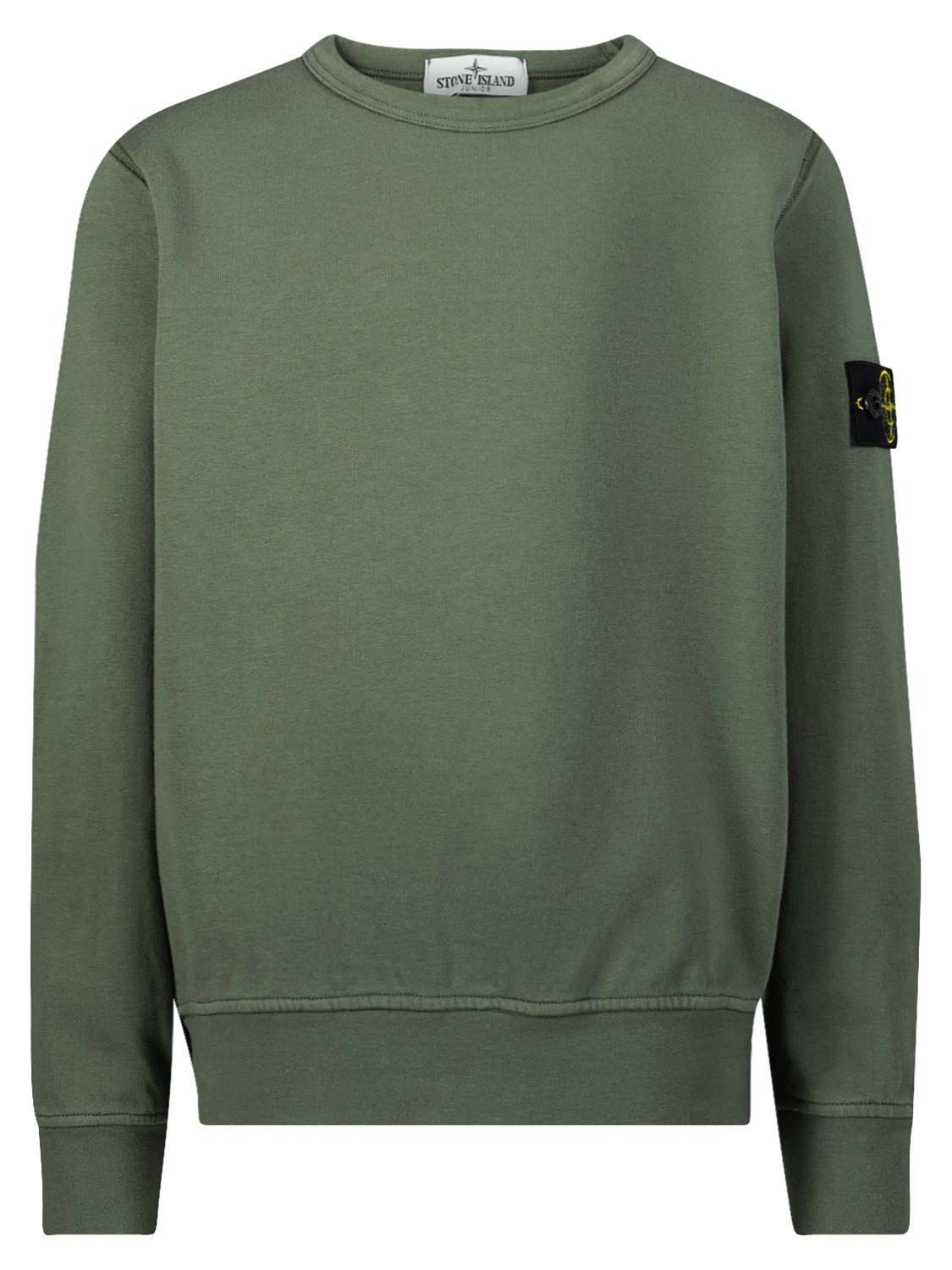 Crewneck Stone Island Green Army