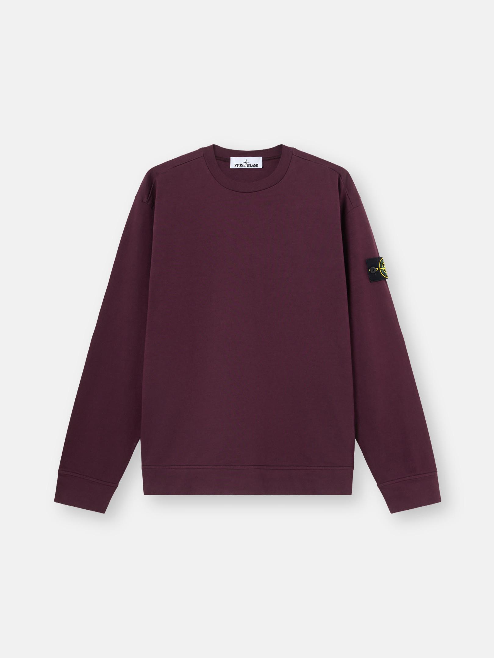 Crewneck Stone Island Maroon
