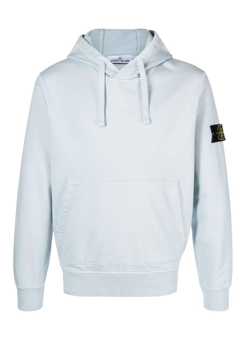 Hoodie Stone Island Baby Blue